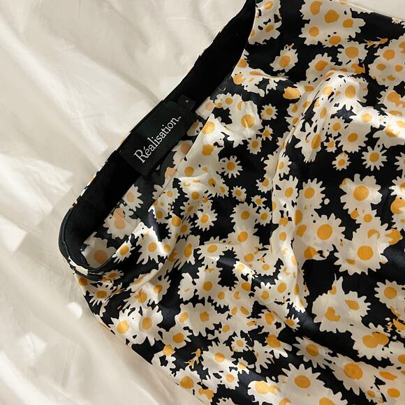 ✖️SOLD✖️Realisation Par Flower Power Slip Skirt Size S - Picture 9 of 9